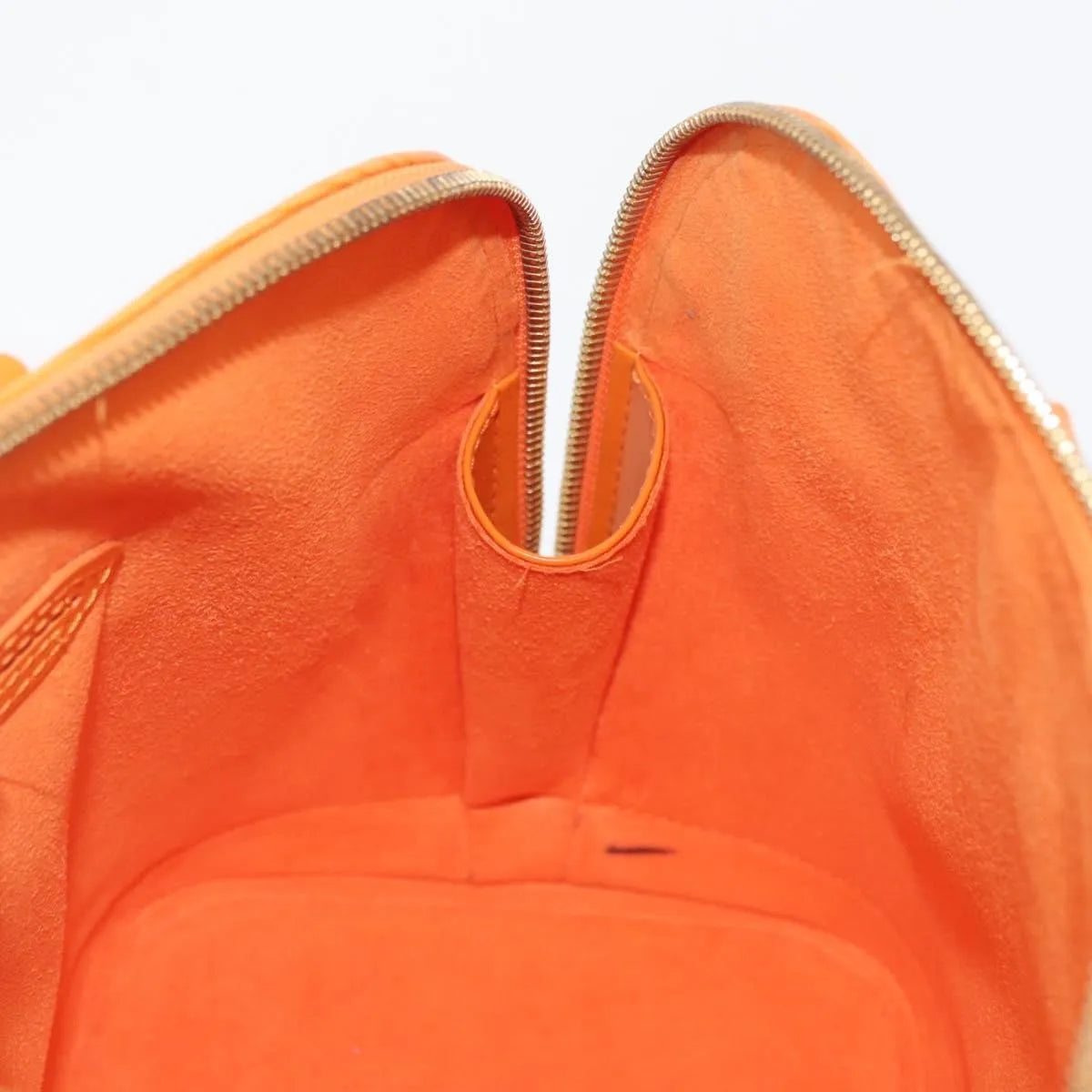 Louis Vuitton Alma Epi, Orange, Leather, Handbag