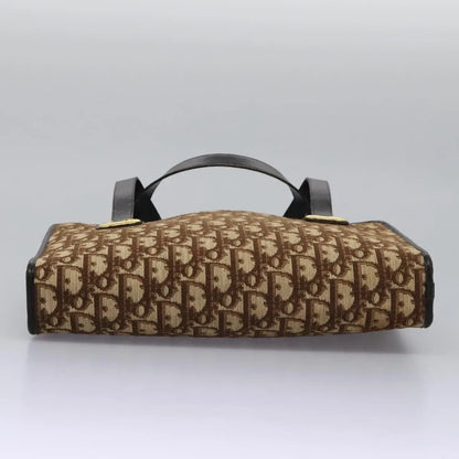 Christian Dior Vintage Trotter Canvas, Brown, Canvas, Handbag