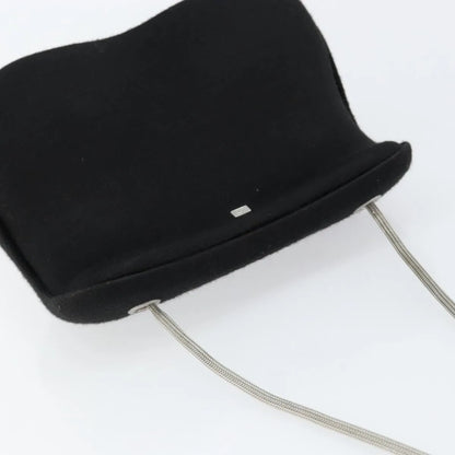 Chanel Millennium Jersey, Black, Cotton, Shoulder Bag