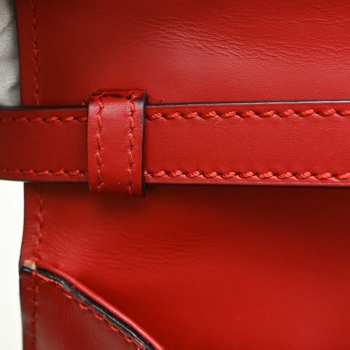 Gucci Sylvie Leather, Red, Leather, Shoulder Bag