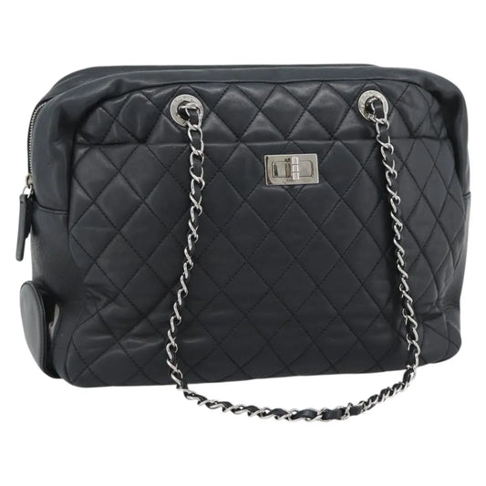 Chanel Reissue 2.55 Tote Quilted Calfskin, Black, Leather, Handbag
