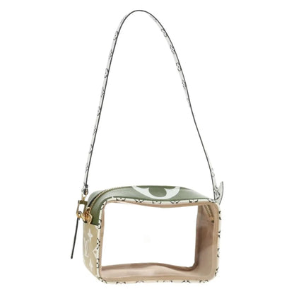Louis Vuitton Beach Limited Edition Colored Monogram Giant, Green, Canvas, Clutch