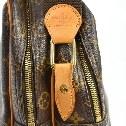 Louis Vuitton Reporter Monogram Canvas, Brown, Canvas, Shoulder Bag