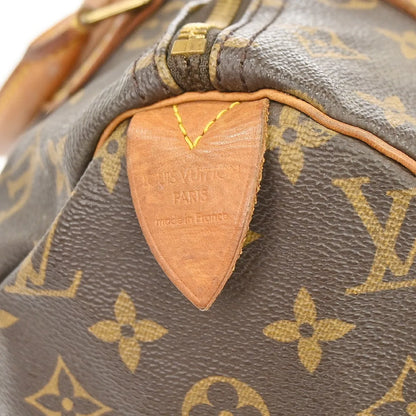 Louis Vuitton Speedy Monogram Canvas, Brown, Canvas, Handbag