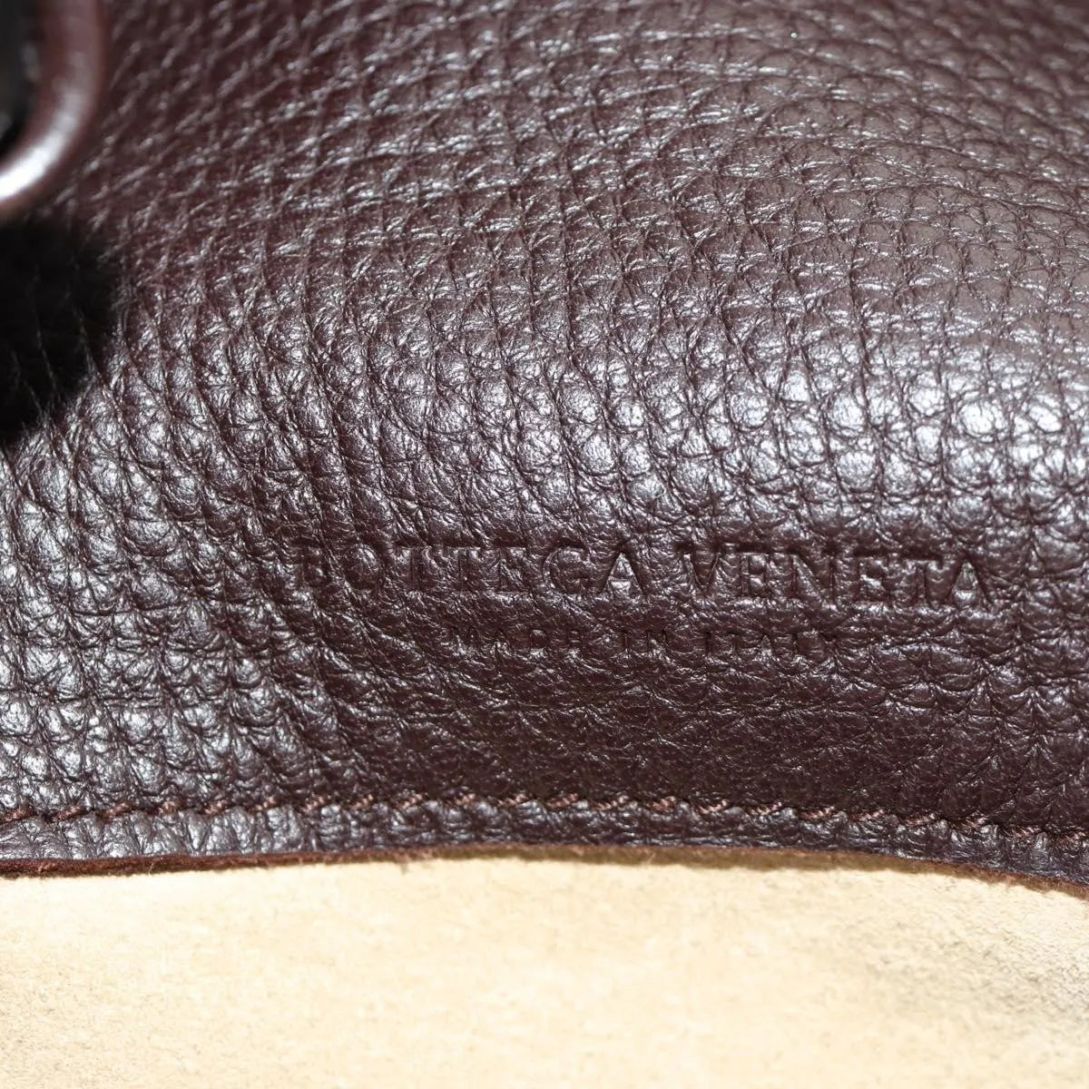 Bottega Veneta Cocker Hobo Leather, Brown, Leather, Handbag