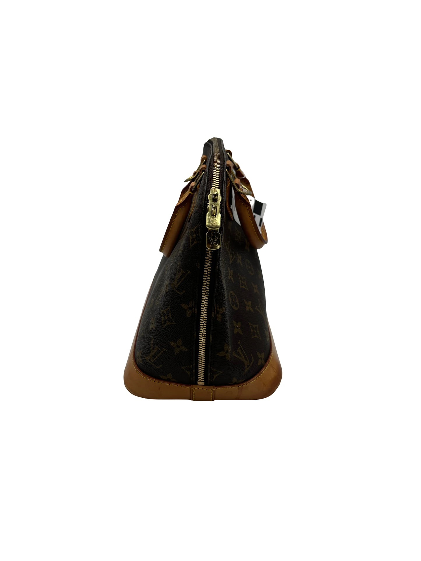 Louis Vuitton Alma Monogram Canvas, Brown, Canvas, Handbag
