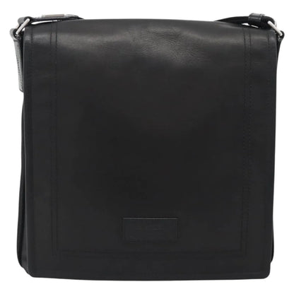 Bally Vintage Leather, Black, Leather, Shoulder Bag