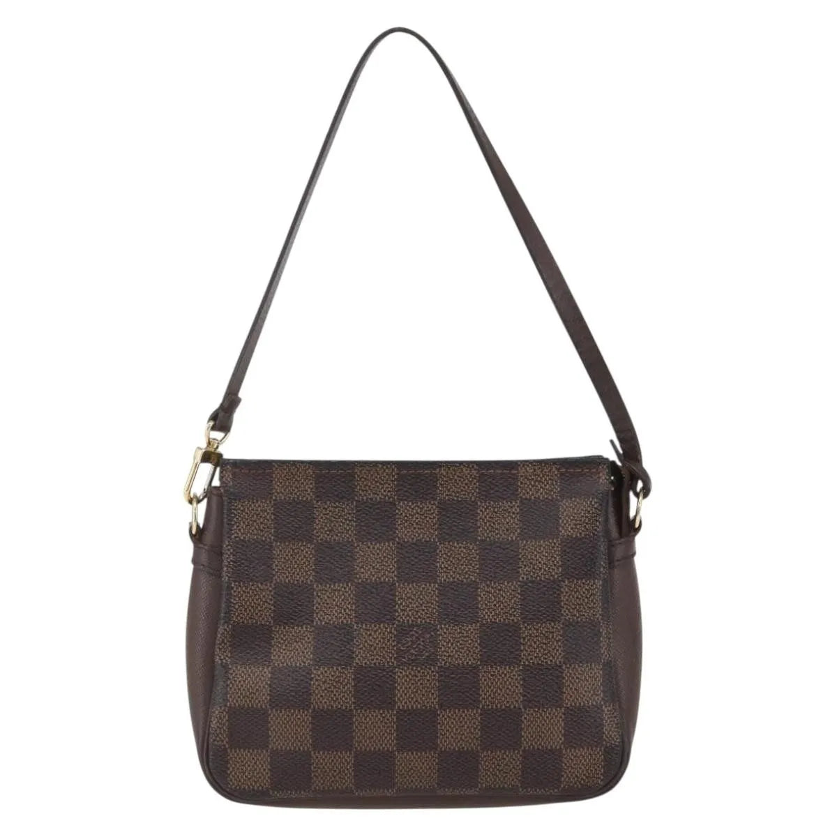 Louis Vuitton Trousse Make Up Damier Canvas, Brown, Canvas, Clutch