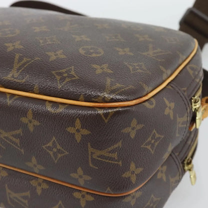 Louis Vuitton Reporter Monogram, Brown, Canvas, Shoulder Bag