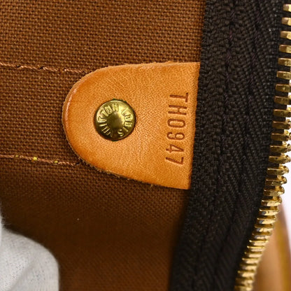 Louis Vuitton Keepall Bandoulière Monogram, Brown, Canvas, Travel Bag