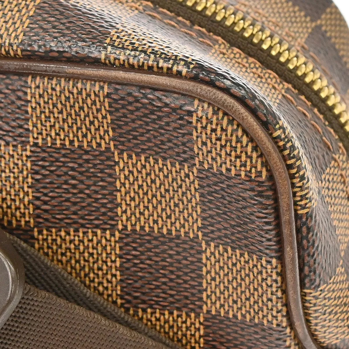 Louis Vuitton Olav Damier, Brown, Canvas, Shoulder Bag