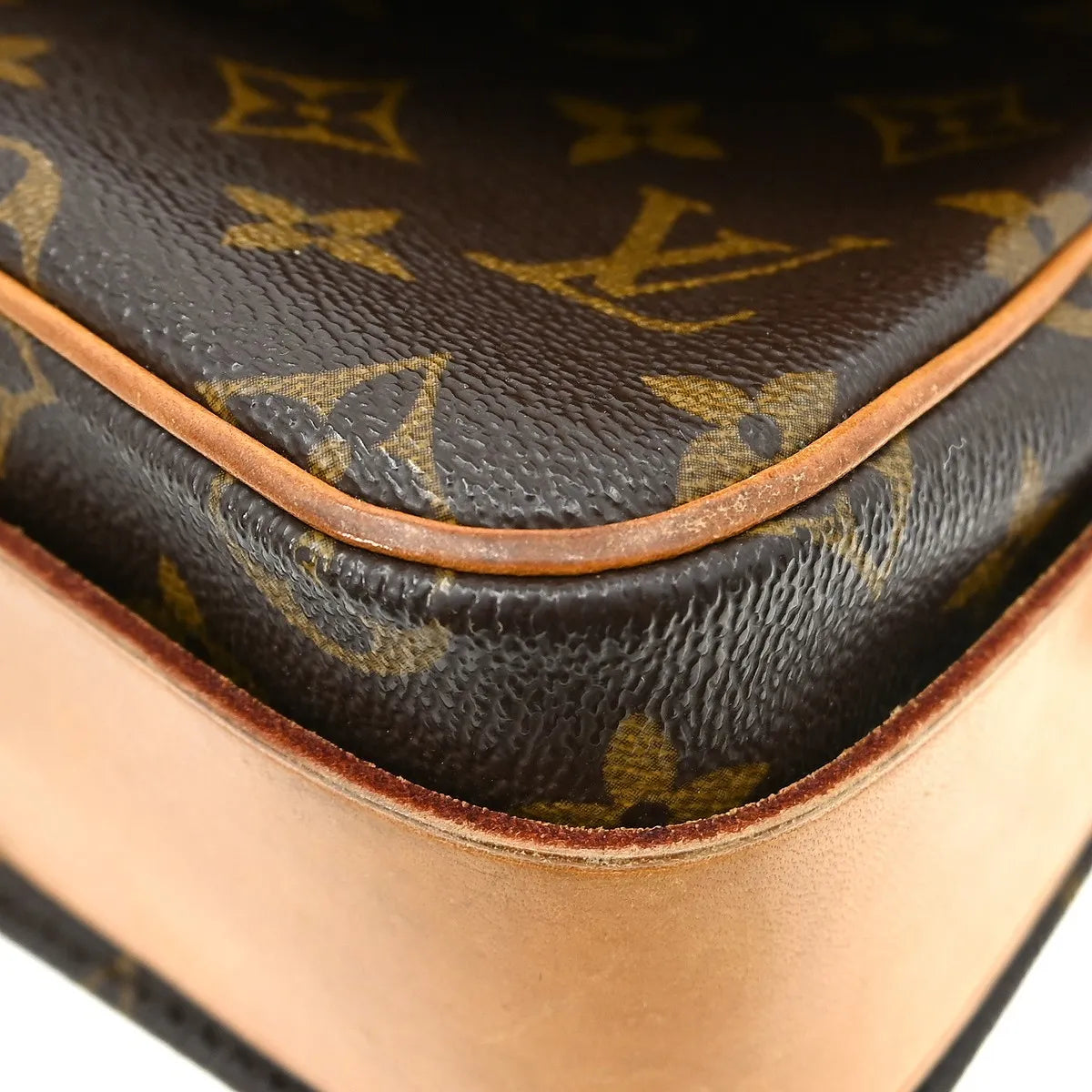 Louis Vuitton Cartouchiere Monogram Canvas, Brown, Canvas, Shoulder Bag