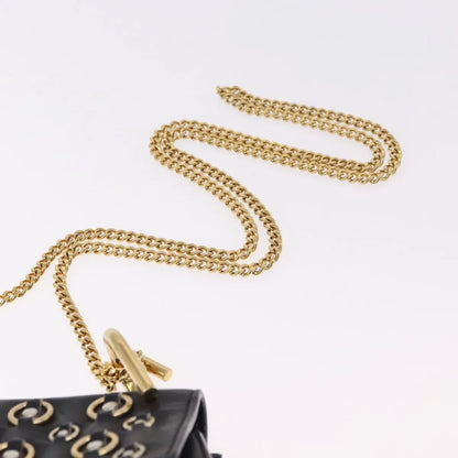 Chloe Drew Leather, Black, Leather, Shoulder Bag