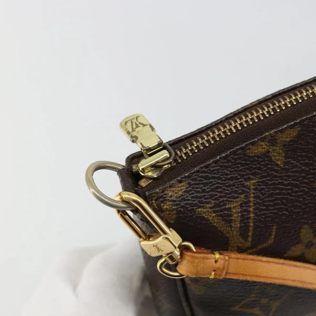 Louis Vuitton Pochette Accessoires NM Monogram Canvas, Brown, Canvas, Clutch