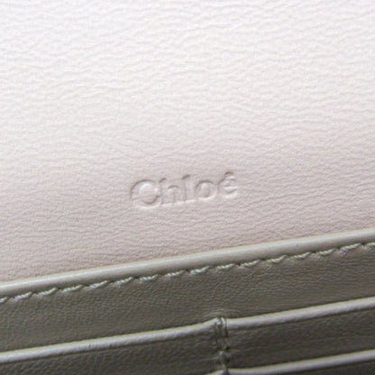 Chloe Bow Detail Wallet on Chain Leather, Pink, Leather, Clutch