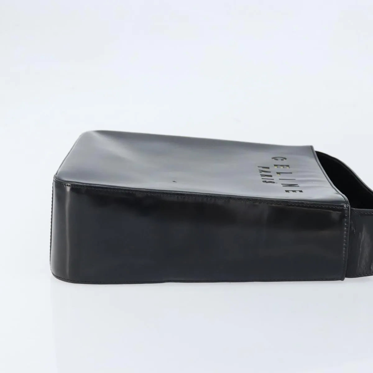 Celine Vintage Leather, Black, Leather, Shoulder Bag