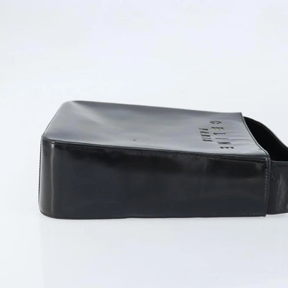 Celine Vintage Leather, Black, Leather, Shoulder Bag