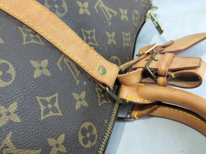 Louis Vuitton Keepall Monogram Canvas, Brown, Canvas, Travel Bag