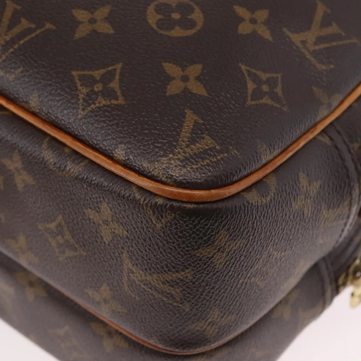 Louis Vuitton Reporter Monogram, Brown, Canvas, Shoulder Bag