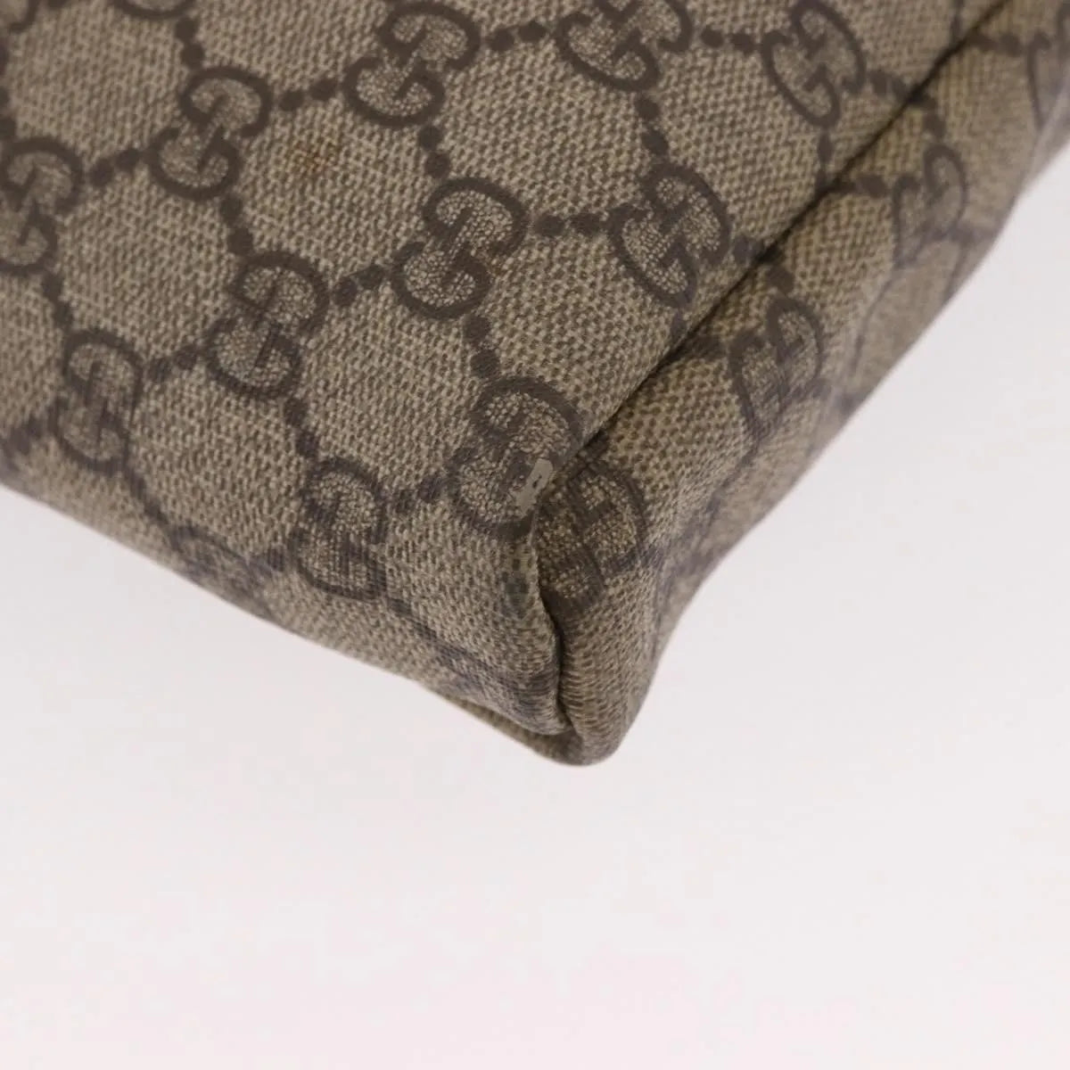Gucci Flap Messenger GG Coated Canvas, Beige, Canvas, Shoulder Bag