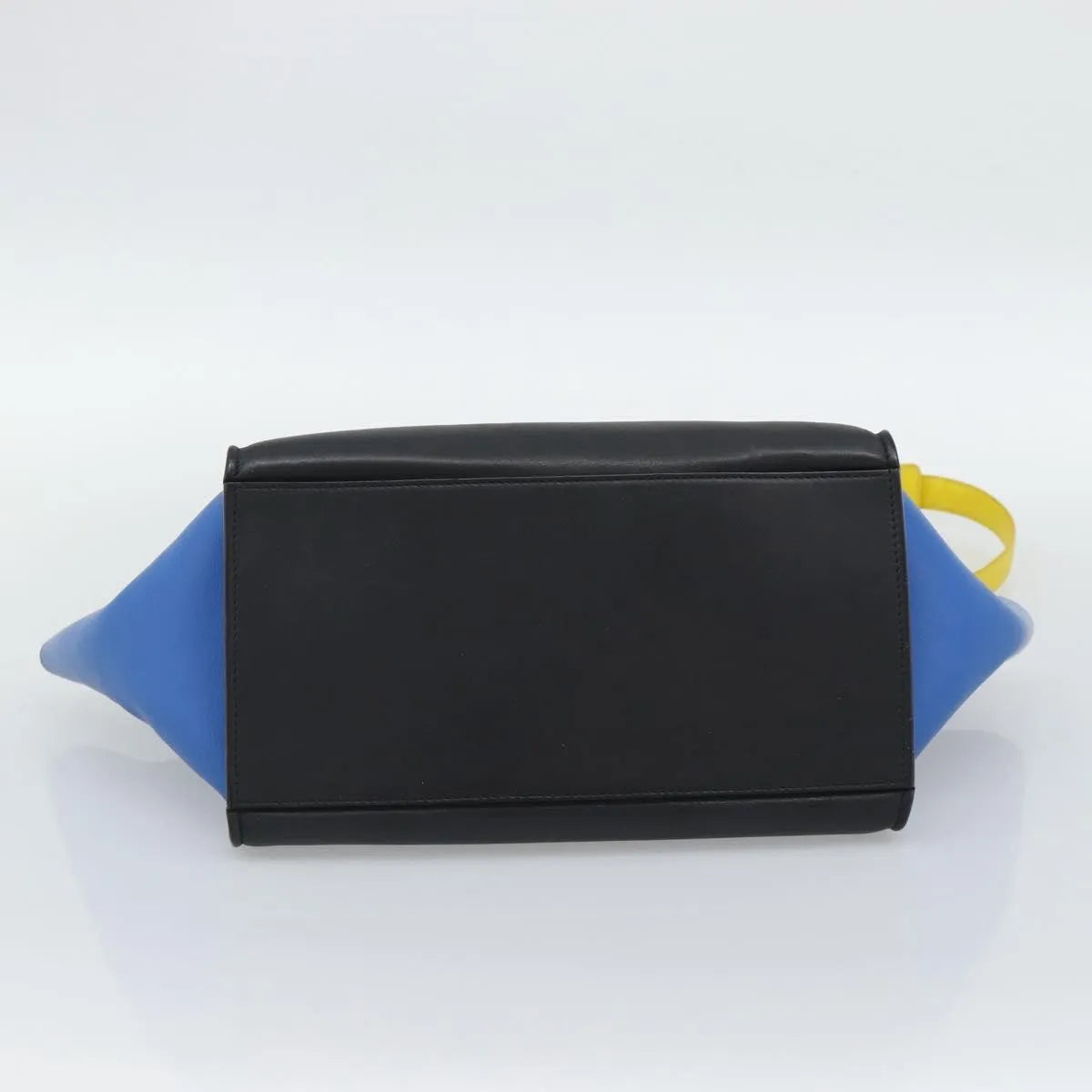 Celine Tricolor Trapeze Leather, Multicolour, Leather, Handbag