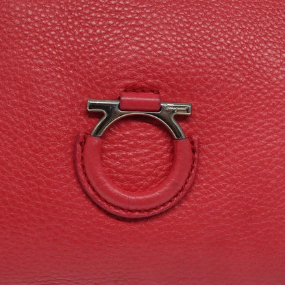 Salvatore Ferragamo Gancini Leather, Pink, Leather, Shoulder Bag