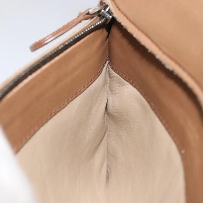 Bottega Veneta Vintage Front Pocket Waist Leather, Brown, Leather, Clutch