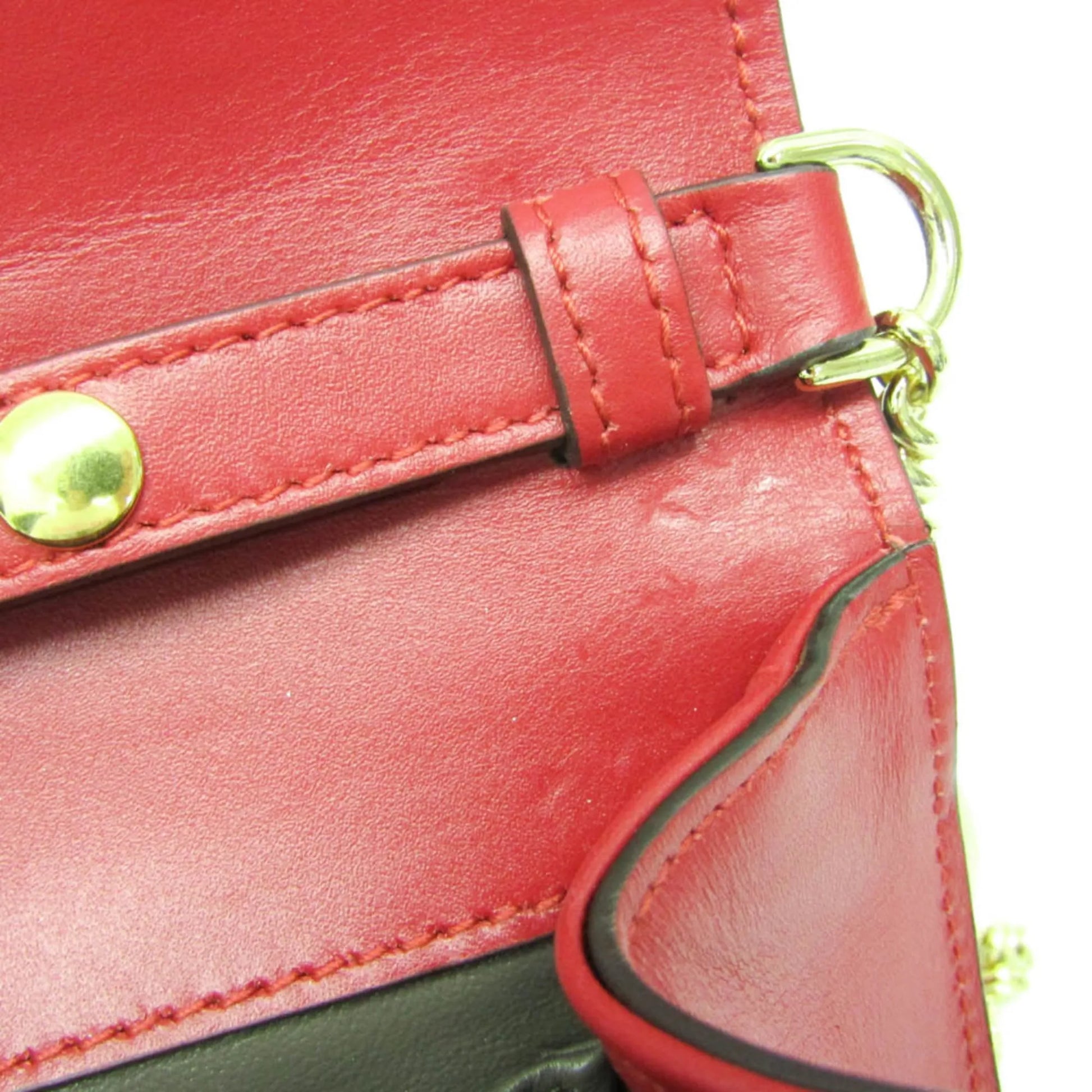 Gucci Zumi Leather, Red, Leather, Shoulder Bag