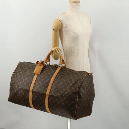 Louis Vuitton Keepall Monogram Canvas, Brown, Canvas, Travel Bag