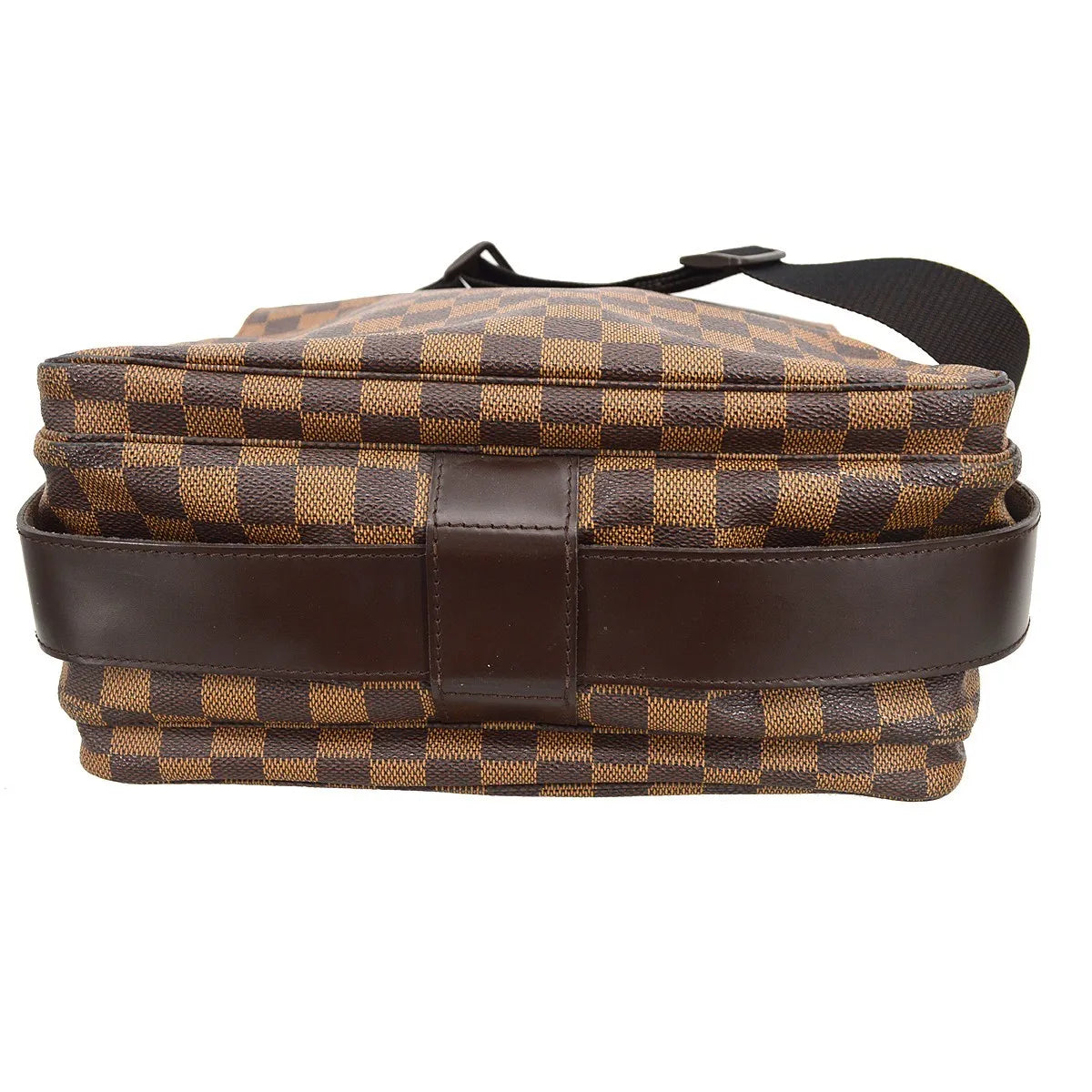 Louis Vuitton Naviglio Damier, Brown, Canvas, Shoulder Bag