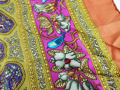 Hermes Carré 90 Silk multicolor, Multicolour, Silk, Scarf