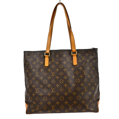 Louis Vuitton Cabas Mezzo Monogram Canvas, Brown, Canvas, Tote Bag