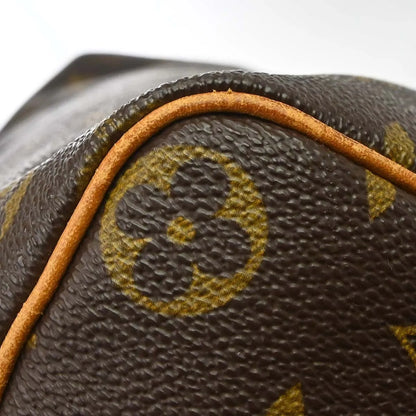 Louis Vuitton Speedy Monogram, Brown, Canvas, Handbag