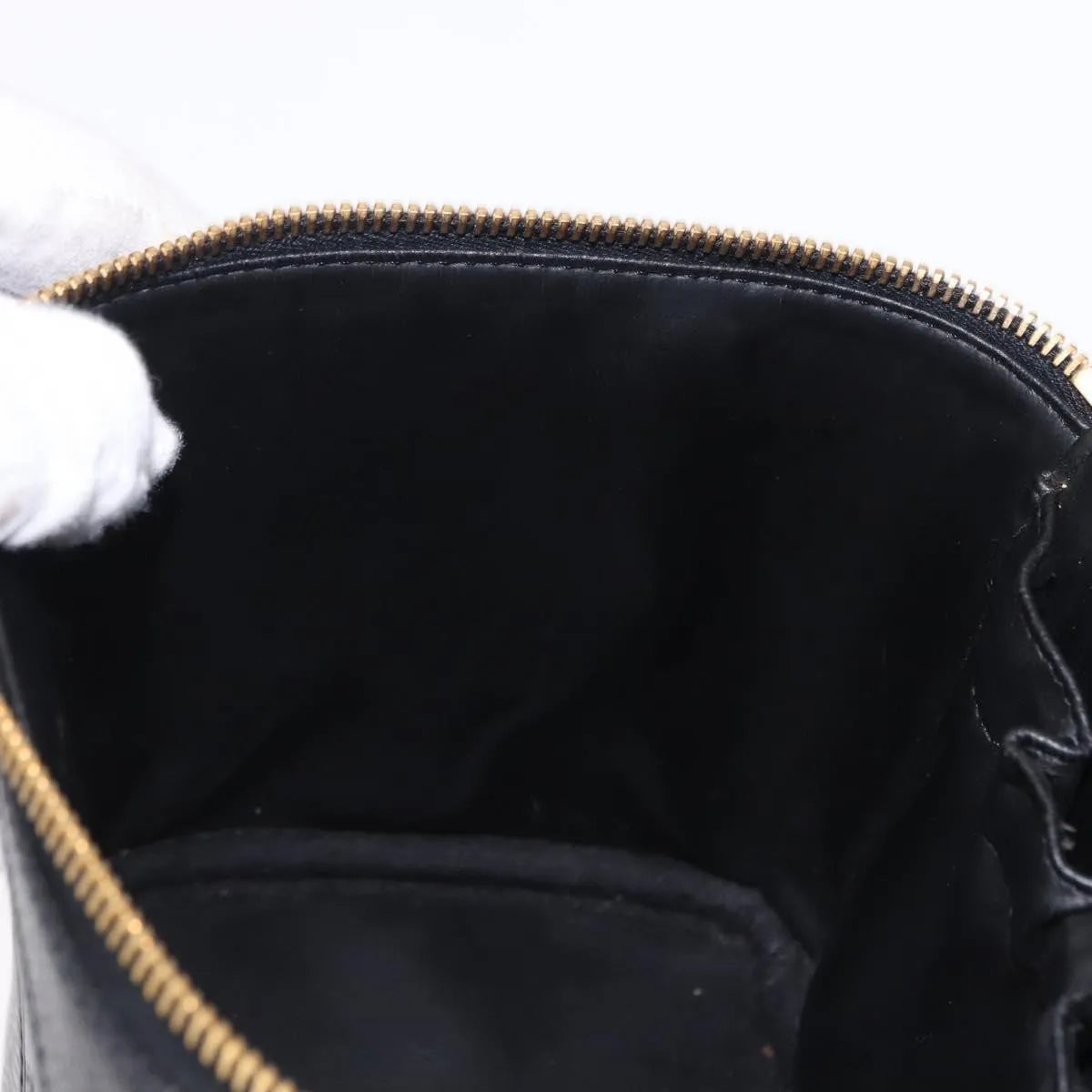 Chanel Vintage Timeless Vanity Case Caviar, Black, Calfskin, Handbag
