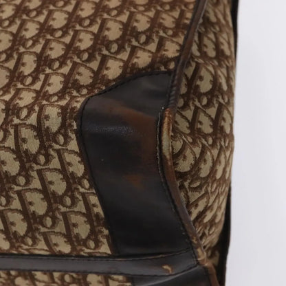 Christian Dior Vintage Trotter Boston Diorissimo Canvas, Brown, Canvas, Handbag