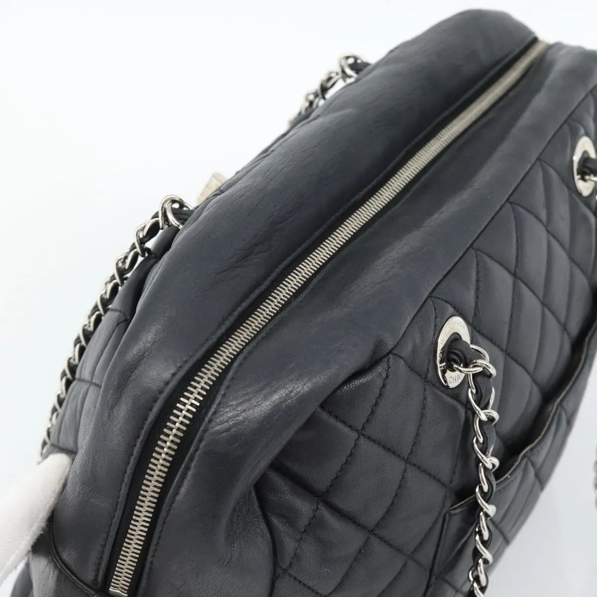 Chanel Reissue 2.55 Tote Quilted Calfskin, Black, Leather, Handbag