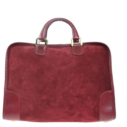 Loewe Amazona Suede, Red, Suede, Handbag