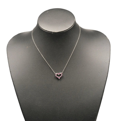 Tiffany & Co. Sentimental Heart Platinum, Silver, Platinum, Necklace