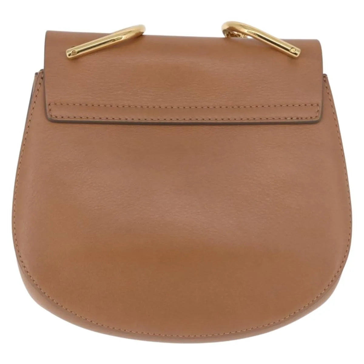 Chloe Drew Shoulder Leather, Beige, Suede, Handbag