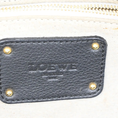 Loewe Anagram Logo Nappa Aire Hand Leather, Black, Leather, Tote Bag
