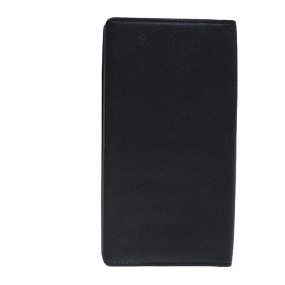 Louis Vuitton Porte Cartes Taiga Leather, Gray, Leather, Wallet