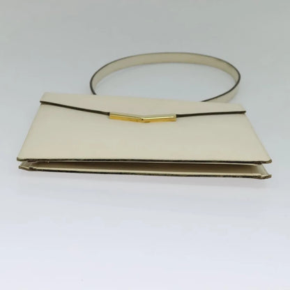 Christian Dior Vintage Leather, Beige, Leather, Shoulder Bag