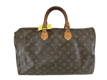 Louis Vuitton Speedy Monogram Canvas, Brown, Canvas, Handbag