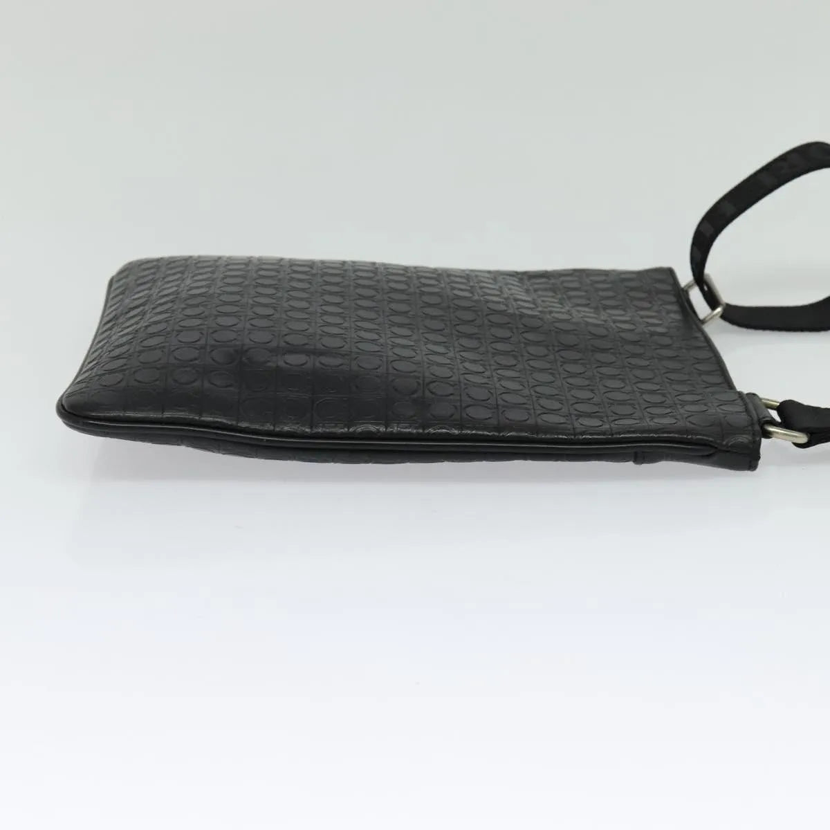 Salvatore Ferragamo Vintage Leather, Black, Leather, Shoulder Bag