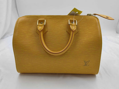 Louis Vuitton Wallet epi epi leather, Yellow, Leather, Handbag