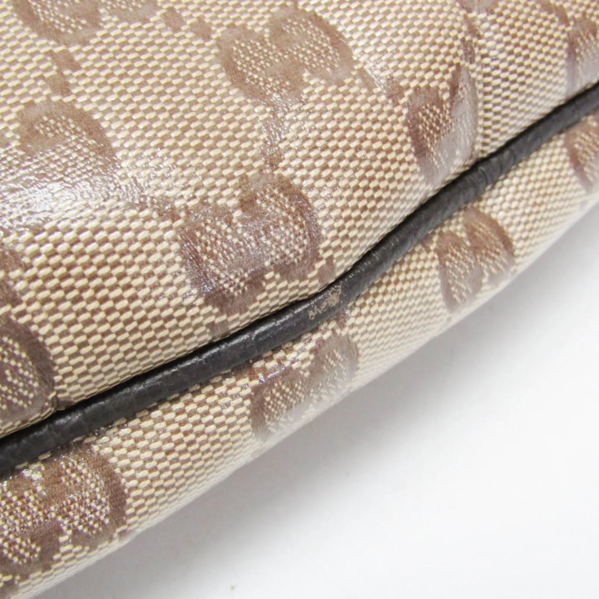Gucci Abbey D-ring convertible Monogram GG crystal, Beige, Leather, Handbag