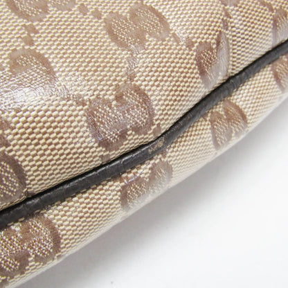 Gucci Abbey D-ring convertible Monogram GG crystal, Beige, Leather, Handbag