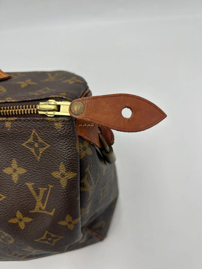 Louis Vuitton Speedy Monogram Canvas, Brown, Canvas, Handbag