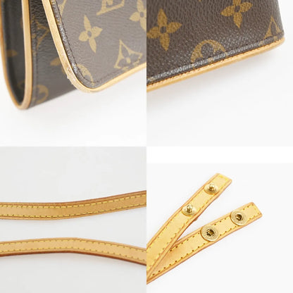 Louis Vuitton Twin Monogram Canvas, Brown, Canvas, Clutch