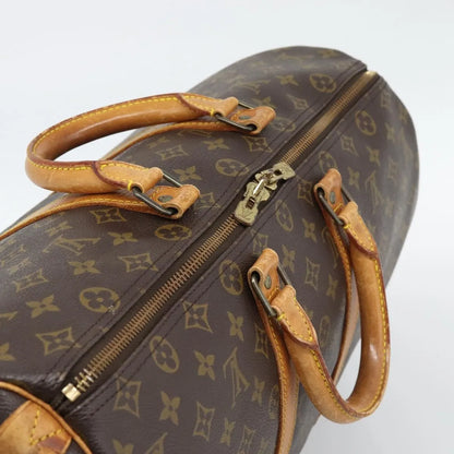 Louis Vuitton Keepall Monogram, Brown, Canvas, Travel Bag